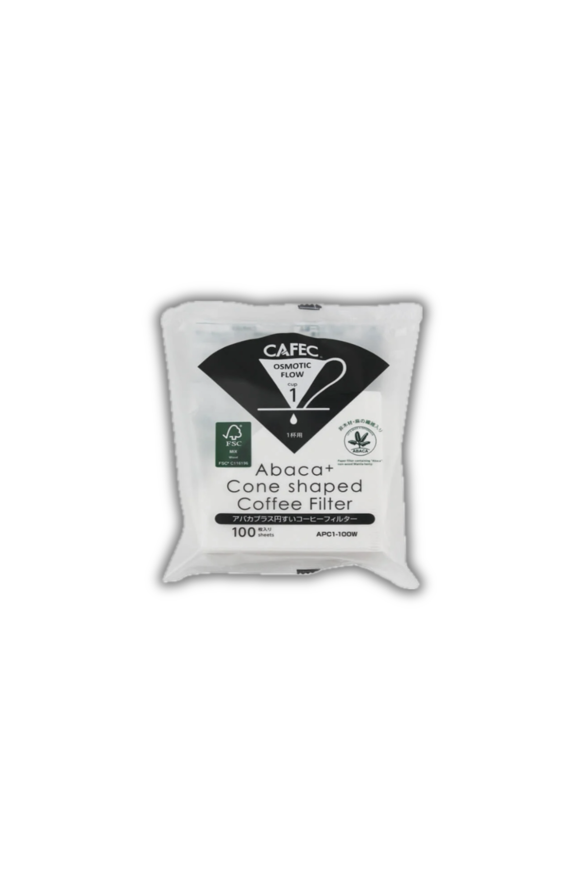 Cafec Abaca+ Paper Filters (01 size)