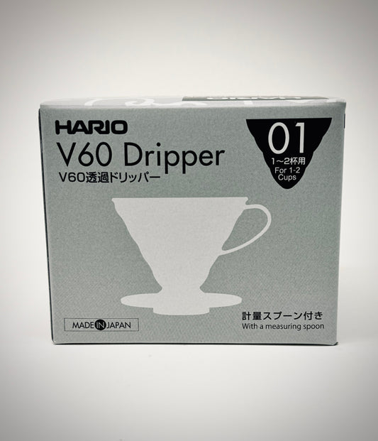 HARIO V60-01 Dripper (white)